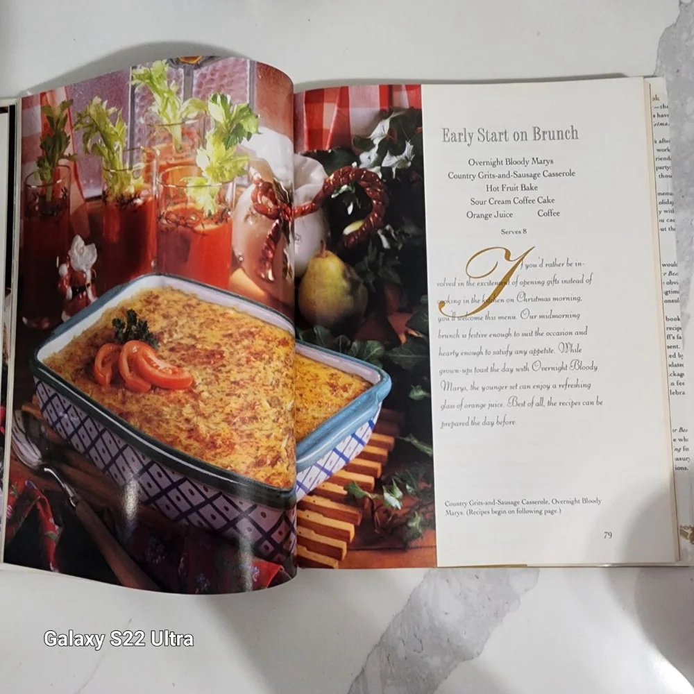 Southern Living Our Best Christmas Recipes Cookbook, 1994